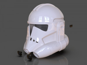 clone trooper phase 2 helmet with antenna 3D-printmodel