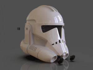 clone trooper phase 2 helmet with antenna 3D-printmodel