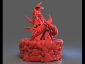 jenny barnes vs joven oscuro del diorama niggurath Modelo de impresión 3D