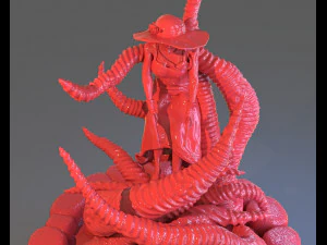 jenny barnes vs dark young of niggurath diorama 3D Print Model