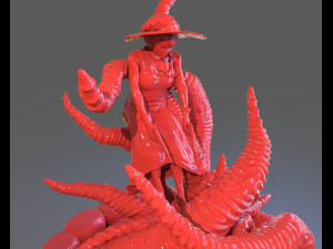 jenny barnes vs dark young of niggurath diorama Modèles 3D en vedette