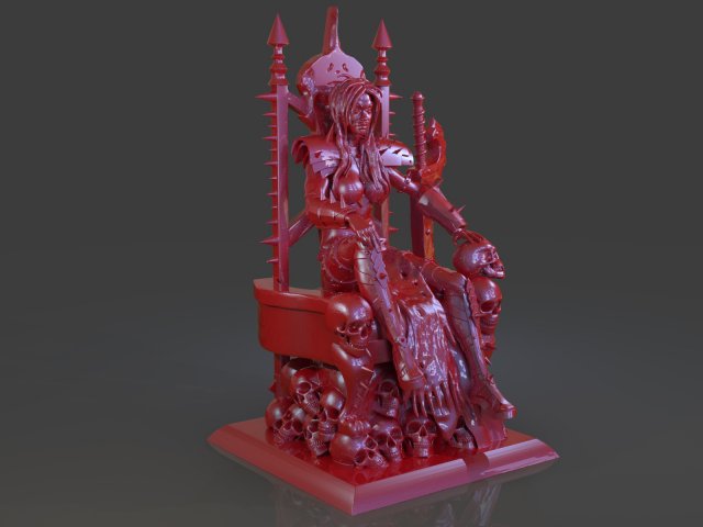 killer woman death god sculpture 3D printmodel .c4d .max .obj .3ds .fbx .stl .blend