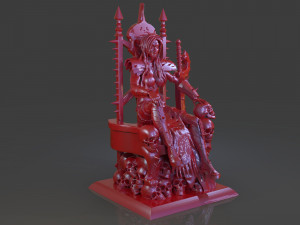 killer woman death god sculpture 3Dプリントモデル