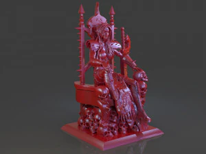 moordenaar vrouw dood god sculptuur 3D printmodel