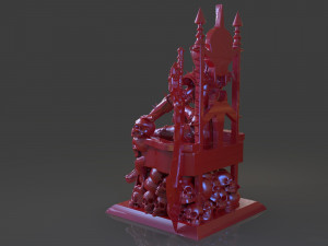 killer woman death god sculpture 3D printmodel