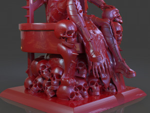 killer woman death god sculpture 3D printmodel