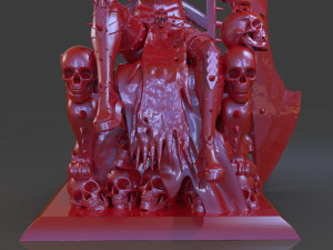 killer woman death god sculpture 3D printmodel