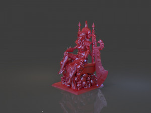killer woman death god sculpture 3D printmodel