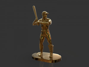 baseball trophy sculpture 3D Print Model