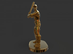 baseball trophy sculpture 3D Print Model