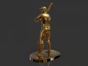 baseball trophy sculpture 3D Print Model