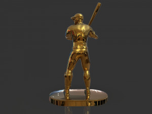 baseball trophy sculpture 3D Print Model