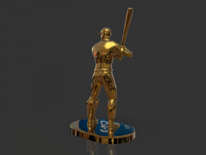 baseball trophy sculpture 3D Print Model