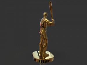 baseball trophy sculpture 3D Print Model