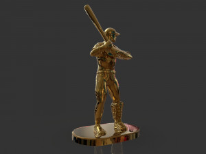 baseball trophy sculpture 3D Print Model
