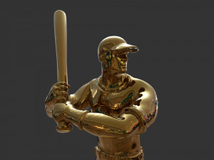 baseball trophy sculpture 3D Print Model