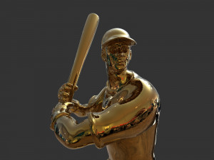 baseball trophy sculpture 3D Print Model