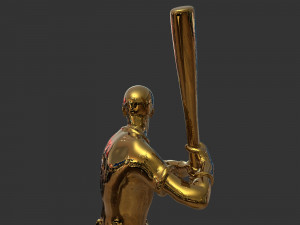 baseball trophy sculpture 3D Print Model