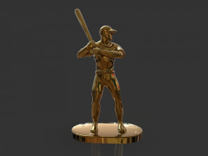 baseball trophy sculpture 3D Print Model