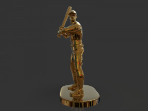 baseball trophy sculpture 3D Print Model