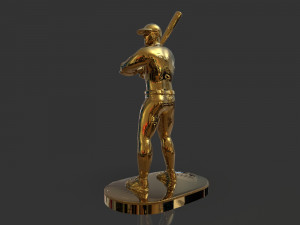 baseball trophy sculpture 3D Print Model