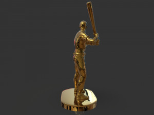 baseball trophy sculpture 3D Print Model