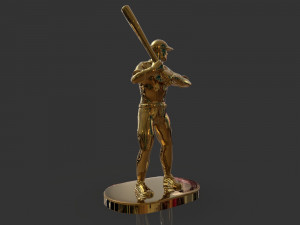 baseball trophy sculpture 3D Print Model