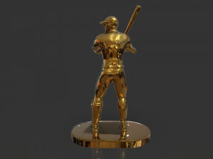 baseball trophy sculpture 3D Print Model