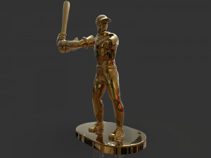 baseball trophy sculpture 3D Print Model
