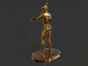 baseball trophy sculpture 3D Print Model