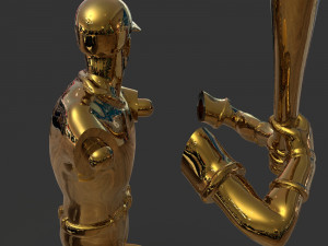 baseball trophy sculpture 3D Print Model
