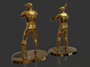 baseball trophy sculpture 3D Print Model