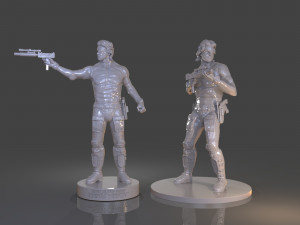 snake plissken sculpture Modelo de impresión 3D