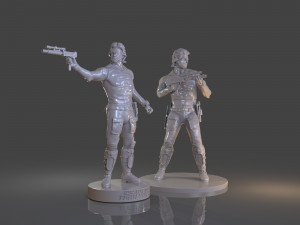 snake plissken sculpture Modelo de impresión 3D
