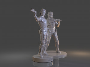 snake plissken sculpture Modelo de impresión 3D