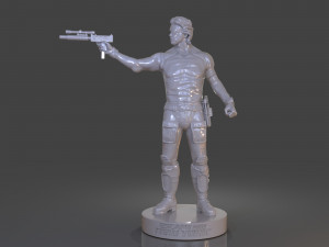 snake plissken sculpture Modelo de impresión 3D
