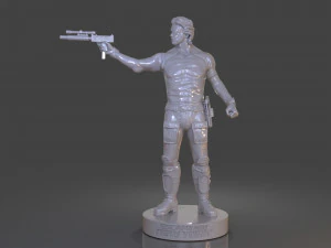 snake plissken sculpture 3D Print Model