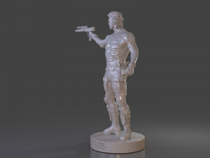 snake plissken sculpture Modelo de impresión 3D