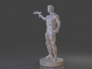 snake plissken sculpture 3D Print Model