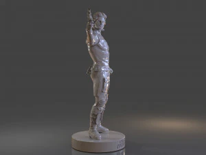 snake plissken sculpture 3D Print Model