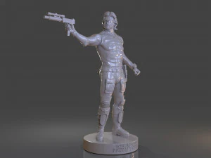 snake plissken sculpture 3D Print Model