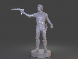snake plissken sculpture Modelo de impresión 3D