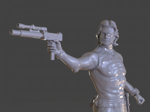 snake plissken sculpture Modelo de impresión 3D