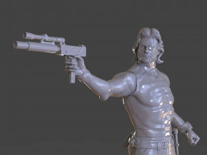 snake plissken sculpture 3D Print Model