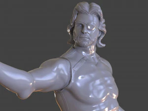 snake plissken sculpture 3D Print Model