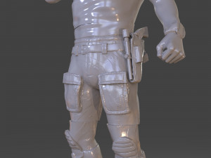 snake plissken sculpture Modelo de impresión 3D