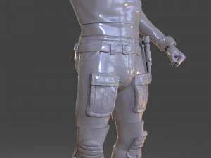 snake plissken sculpture 3D Print Model