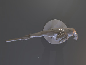 snake plissken sculpture Modelo de impresión 3D
