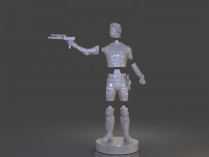 snake plissken sculpture Modelo de impresión 3D