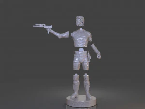 snake plissken sculpture 3D Print Model